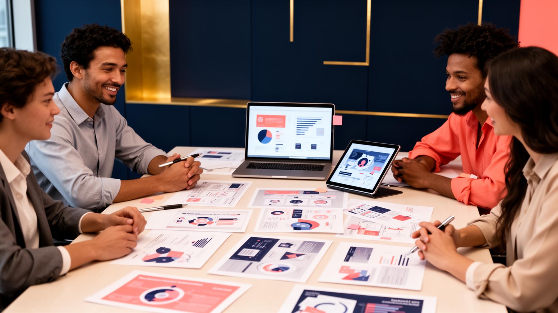 Global agency team coordinating an end-to-end multi-brand campaign